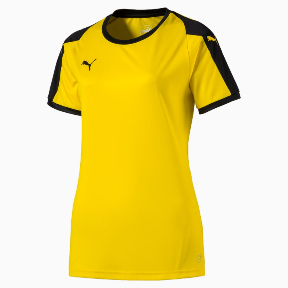 Зображення Puma Футболка LIGA Women’s Football Jersey #1: Cyber Yellow-Puma Black