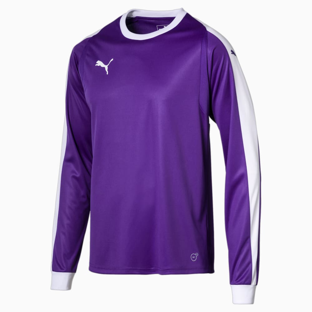 Изображение Puma Футболка LIGA Long Sleeve Men’s Football Goalkeeper Jersey #1: Prism Violet-Puma White