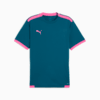 Изображение Puma Футболка teamLIGA Men's Football Jersey #6: Ocean Tropic-Poison Pink