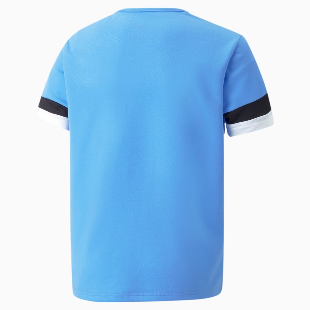 Зображення Puma Дитяча футболка teamRISE Youth Football Jersey #2: Team Light Blue-Puma Black-Puma White