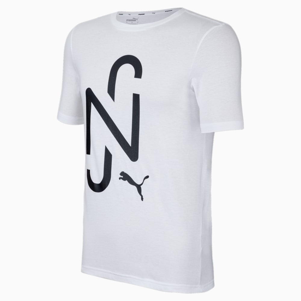 Camiseta Neymar Jr Casuals Football Masculina, Branco, PUMA