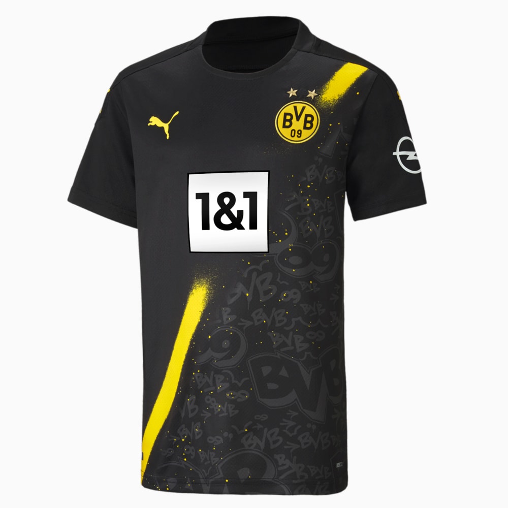 Изображение Puma Детская футболка BVB Away Replica Short Sleeve Youth Jersey #1