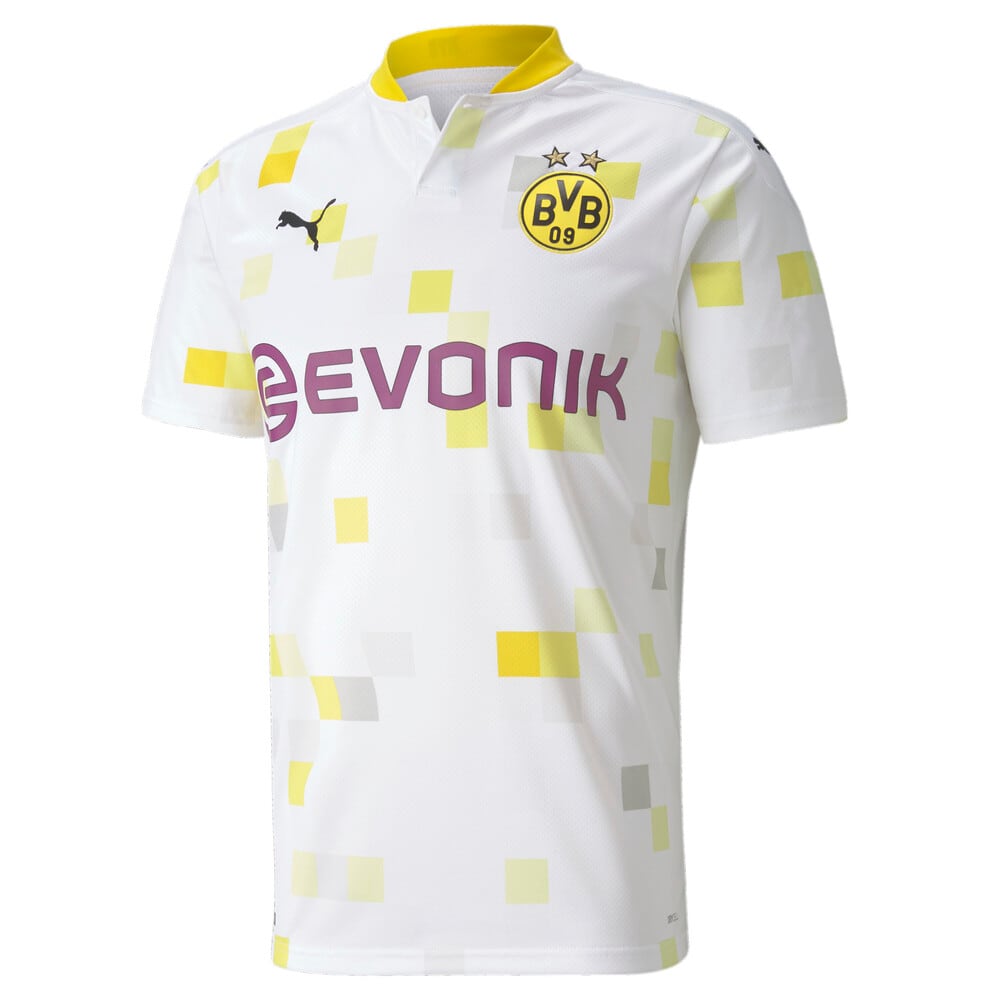 Camisa BVB III Torcedor Masculina | Branco | PUMA