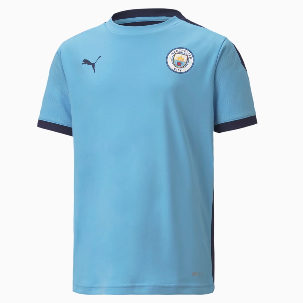 фото Детская футболка mcfc training jersey jr puma