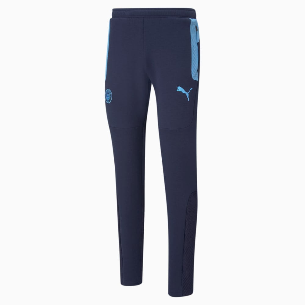 Зображення Puma Штани Man City Evostripe Men's Football Pants #1: Peacoat-Team Light Blue