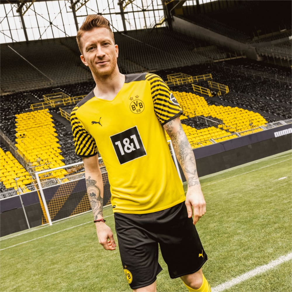 

PUMA - male - Футболка BVB Home Replica Men’s Jersey – Cyber Yellow-Puma Black –, Желтый