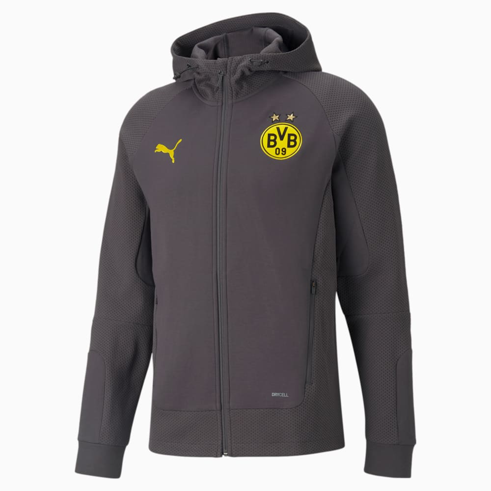 фото Толстовка bvb casuals hooded men's football jacket puma