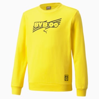Изображение Puma Детский свитшот BVB FtblCore Crew Neck Youth Football Sweater