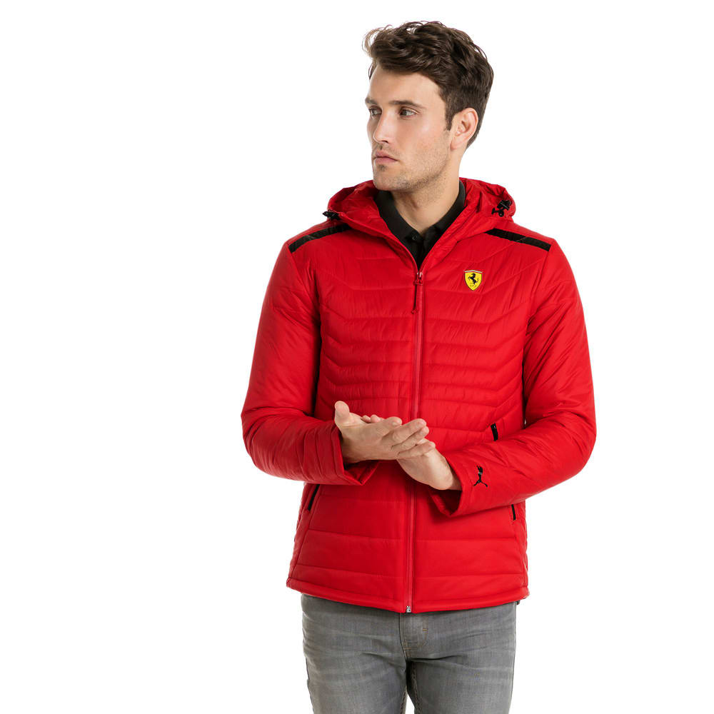 Ferrari Vent Padded Erkek Mont Kirmizi Puma Puma Turkiye Resmi Alisveris Sitesi