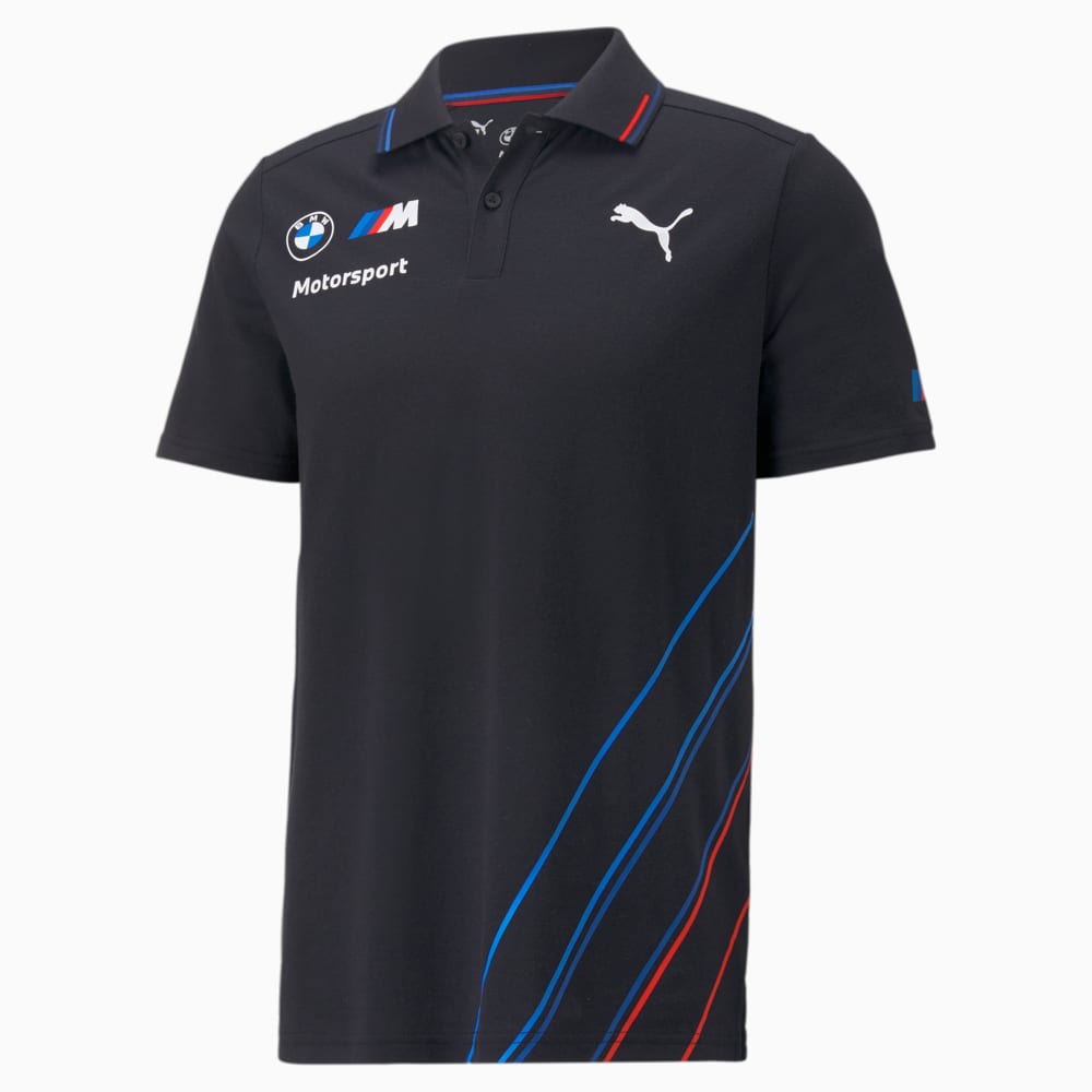 BMW M Motorsport Team Men's Polo Shirt | Gray | Puma | Sku: 763323_01