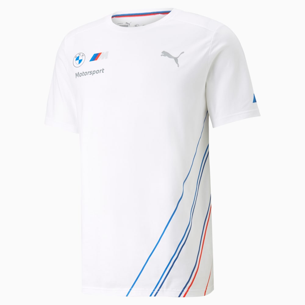 Camiseta BMW M Motorsport Team Masculina Branco PUMA Ref 763324 02