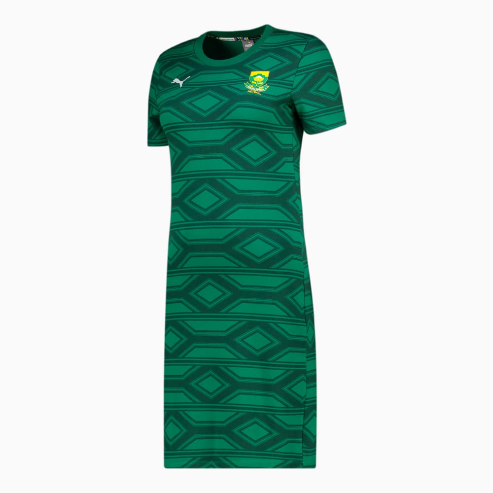 Image Puma United Warrior Fitted Netball Tee Dress Women #1