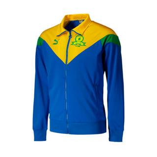 puma yellow running jacket