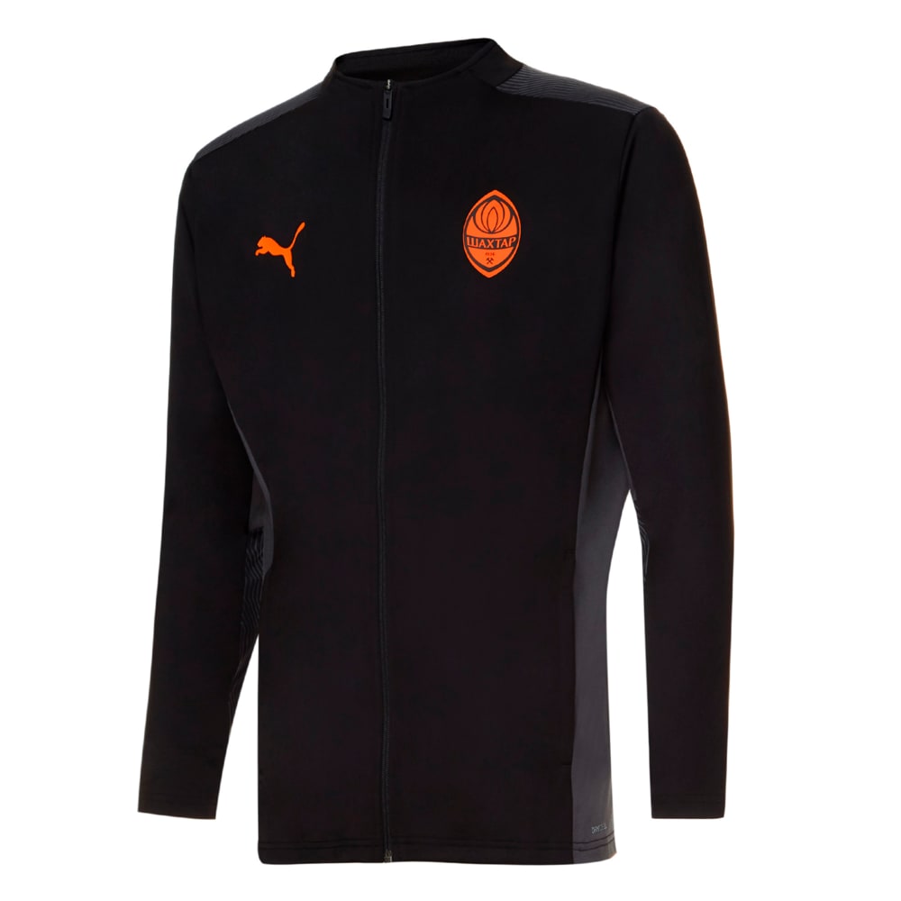 Изображение Puma Олимпийка FCSD Training Men’s Football Jacket #1: Puma Black-GOLDEN POPPY