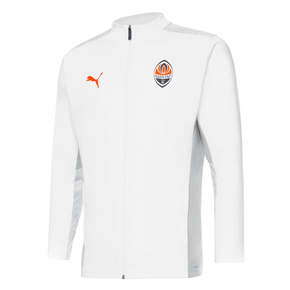 Изображение Puma Олимпийка FCSD Training Men’s Football Jacket #1: Puma White-GOLDEN POPPY