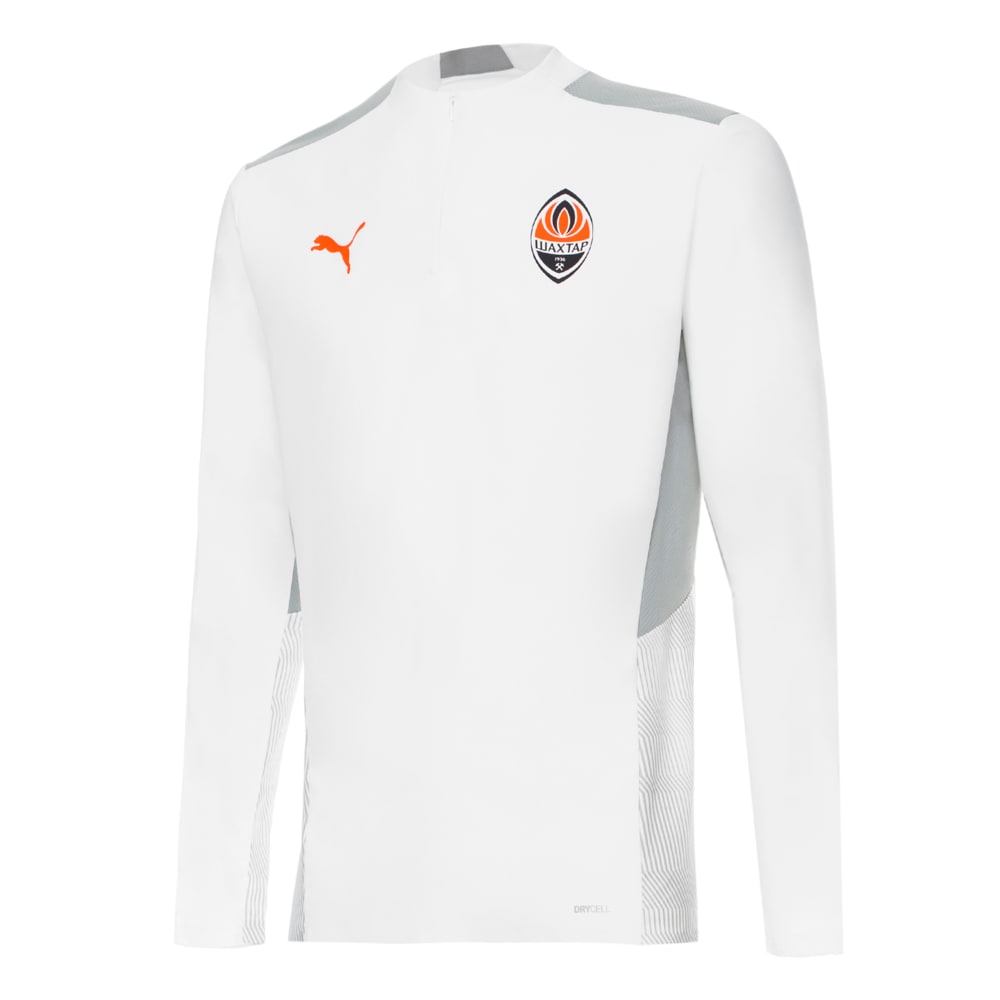 Изображение Puma Олимпийка FCSD Pro Training Quarter-Zip Men’s Football Top #1: Puma White-GOLDEN POPPY