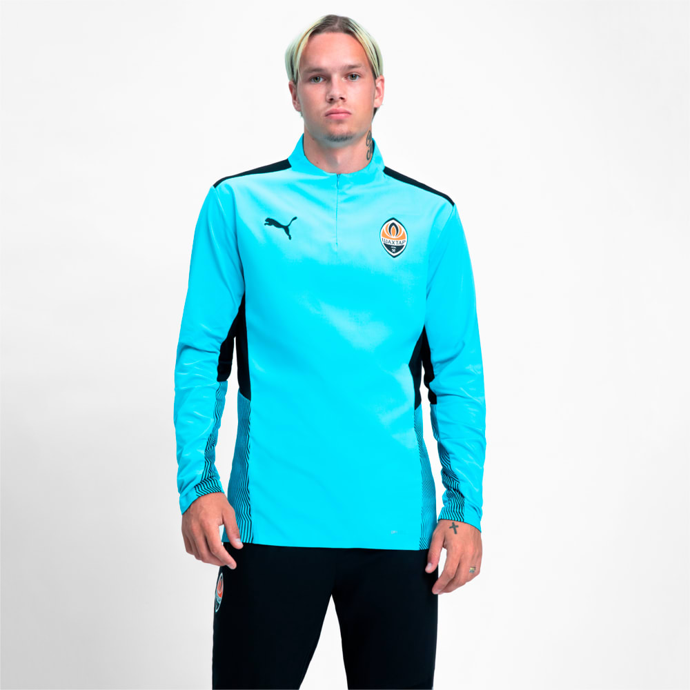 Зображення Puma Олімпійка FCSD Pro Training Quarter-Zip Men’s Football Top #1: Blue Atoll-Puma Black