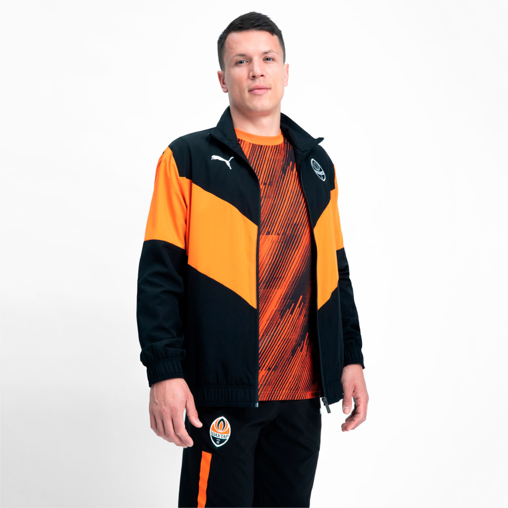 Зображення Puma Олімпійка FCSD Prematch Men’s Football Jacket #1: Puma Black-GOLDEN POPPY