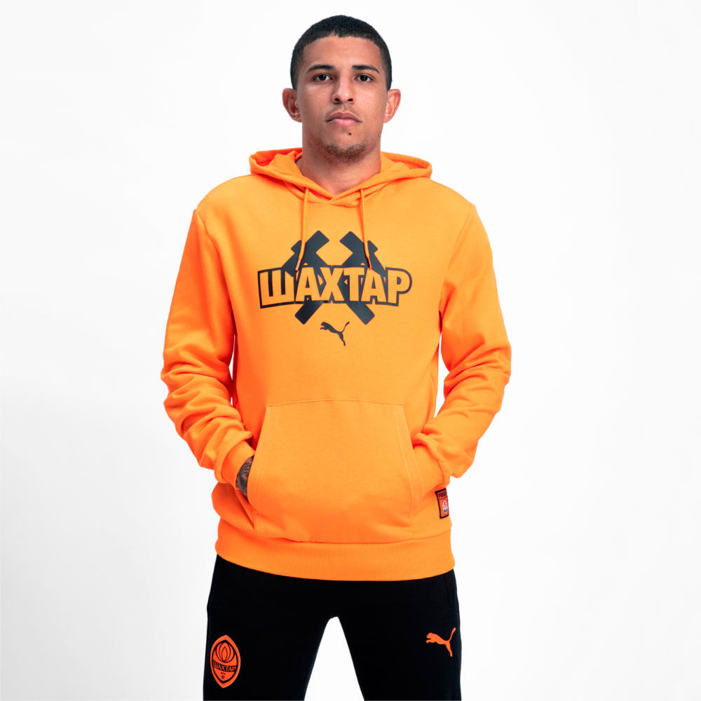 Изображение Puma Худи FCSD FtblCore Men’s Football Hoodie #1: GOLDEN POPPY-Puma Black