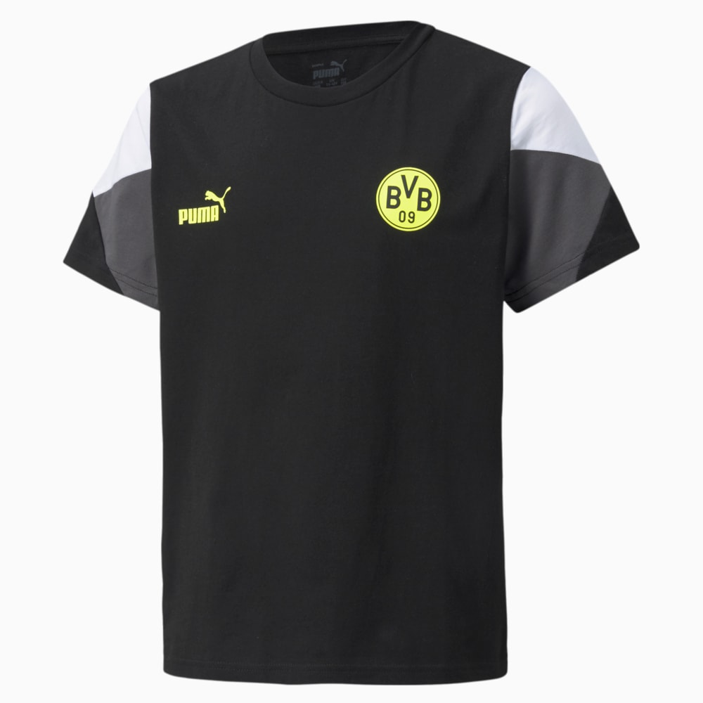 фото Детская футболка bvb ftblculture youth football tee puma