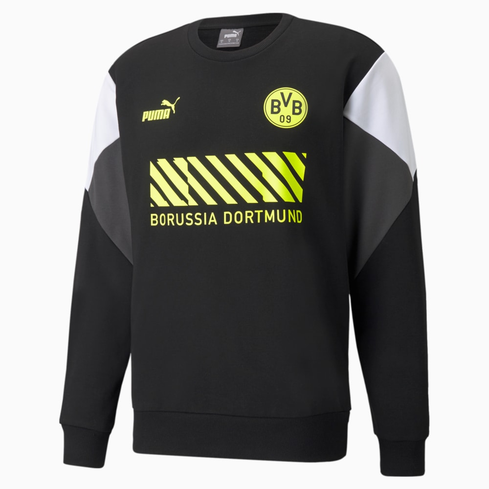 фото Толстовка bvb ftblculture crew neck men's football sweater puma