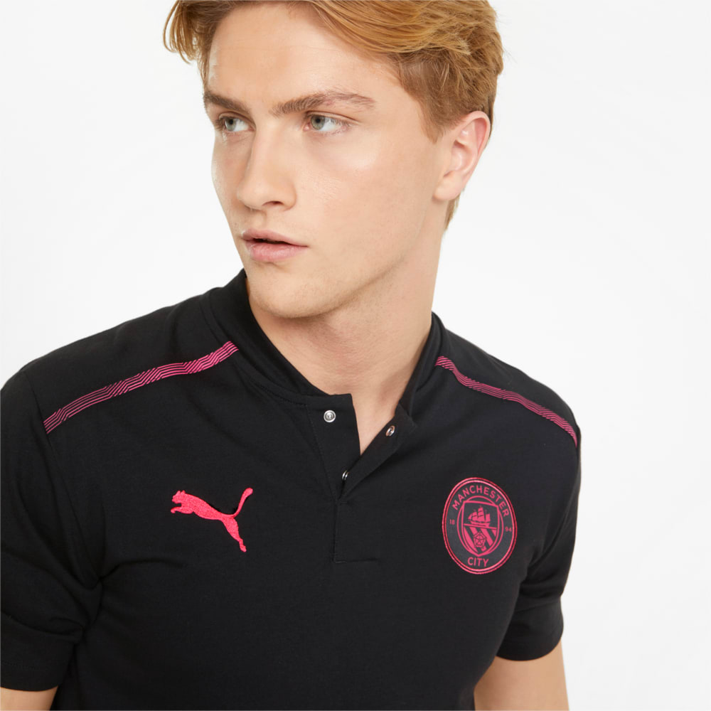 фото Поло man city casuals men's football polo shirt puma