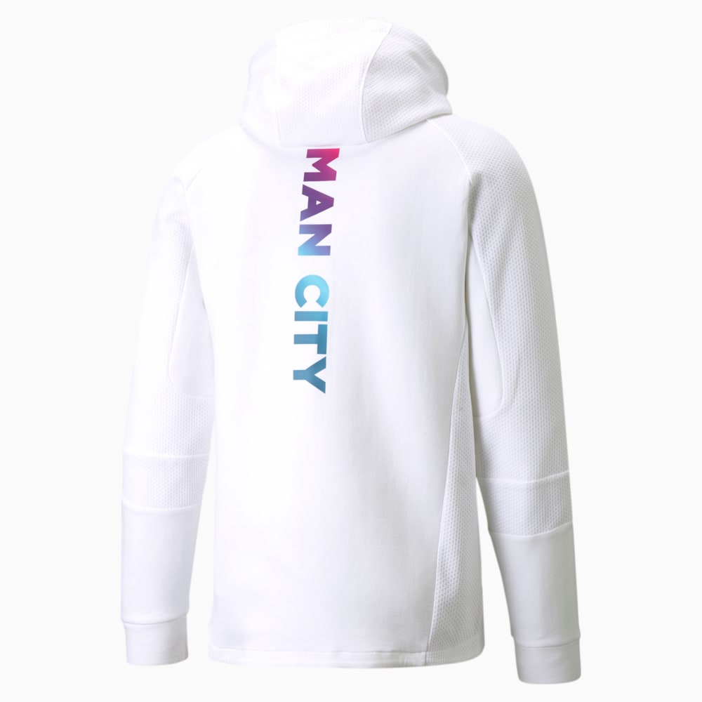 фото Толстовка man city casuals men's football hooded jacket puma