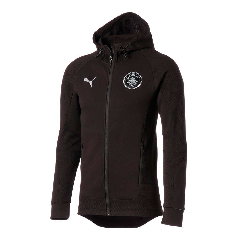 фото Толстовка man city casuals men's football hooded jacket puma