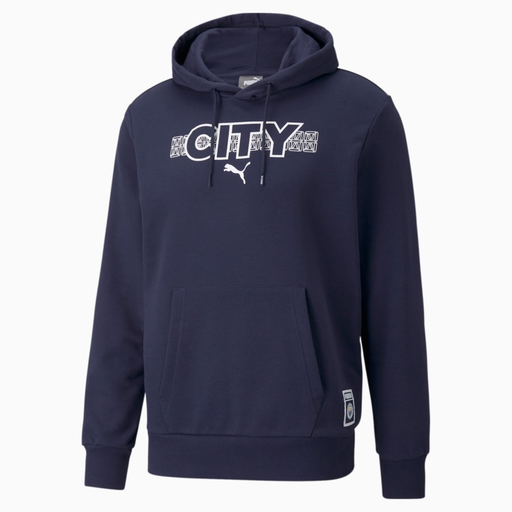 фото Толстовка man city ftblcore men's football hoodie puma