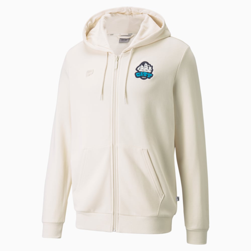 фото Толстовка man city ftblfeat full-zip men's football hoodie puma