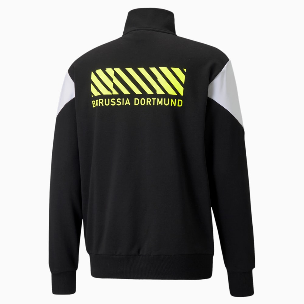 фото Толстовка bvb ftblculture half-zip men's football sweater puma