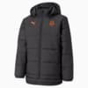 Изображение Puma Куртка FCSD Bench Youth Football Jacket #1: Puma Black-GOLDEN POPPY