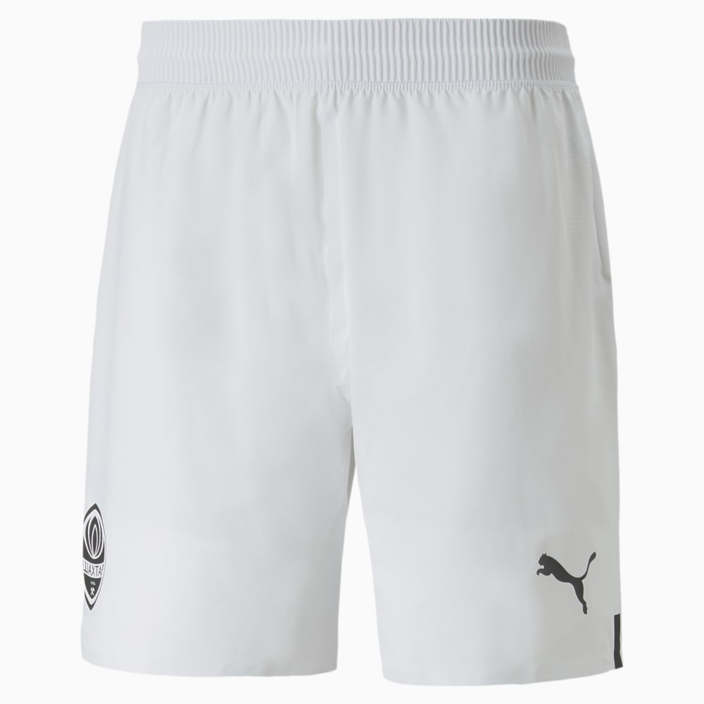 FC Shakhtar Donetsk 22 23 Promo Shorts Men 30 Gray Nimbus Cloud Puma Black Puma 765637 02