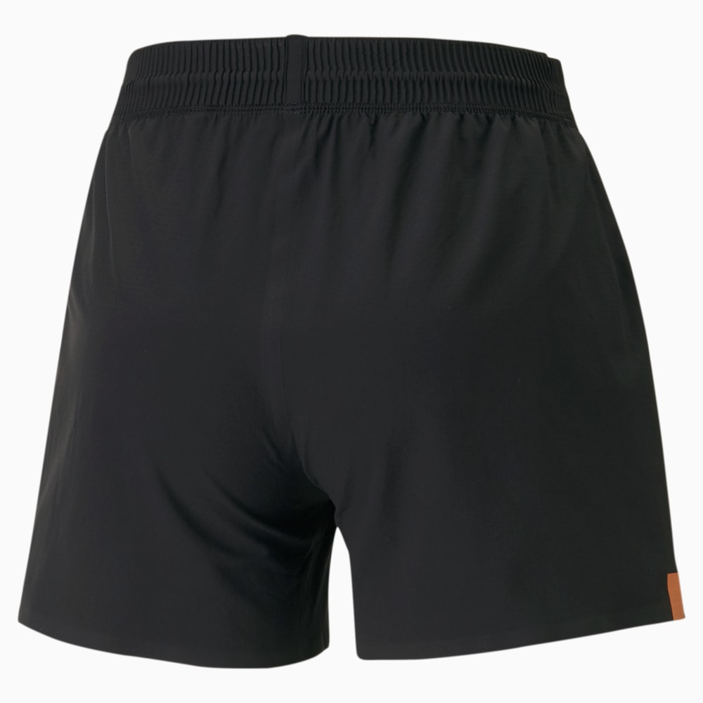 Изображение Puma Шорты FC Shakhtar Donetsk 22/23 Promo Shorts Women #2: Puma Black-GOLDEN POPPY