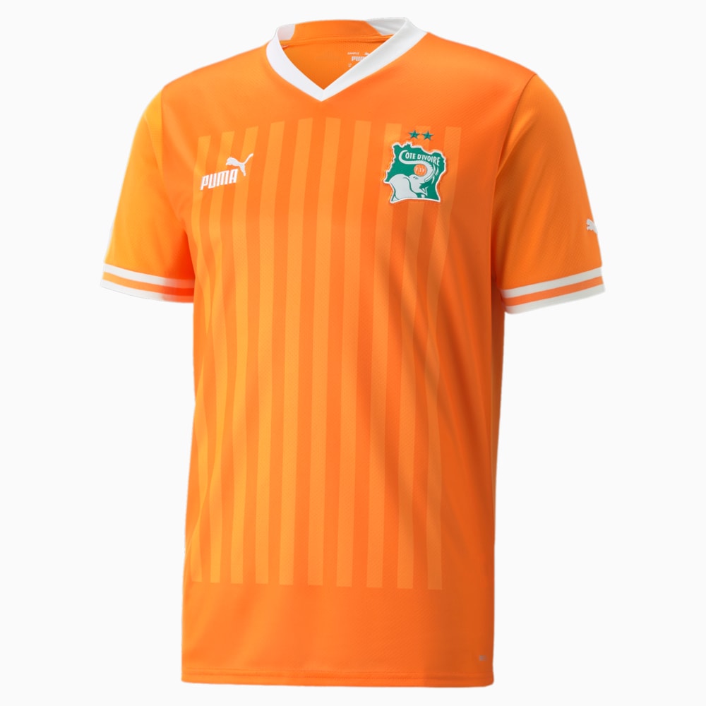 Ivory Coast Home 22 23 Replica Jersey Men Orange Puma Sku 765943 01