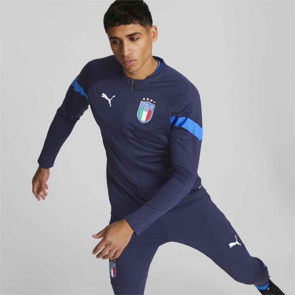 Görüntü Puma FIGC İtalya Antrenör Antrenman Ceketi #1