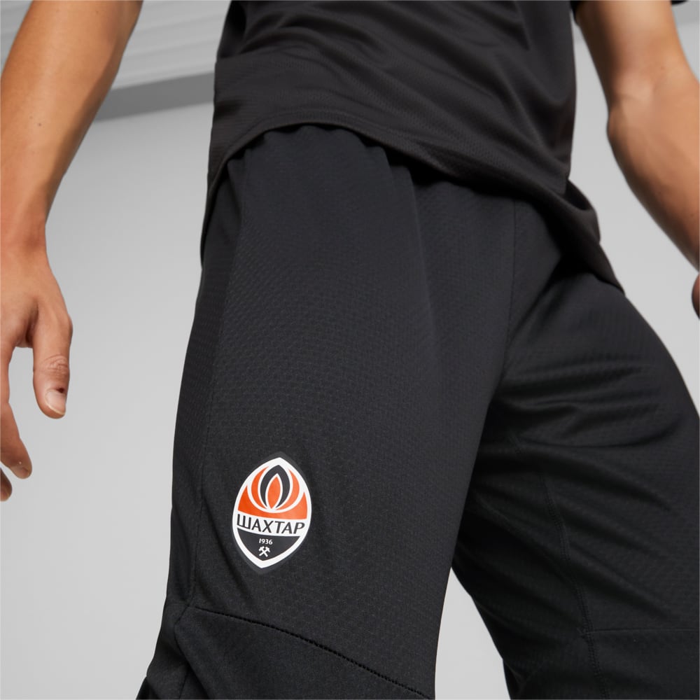 Изображение Puma Штаны FC Shakhtar Donetsk Football Training Pants Men #2: Puma Black-Neon Citrus