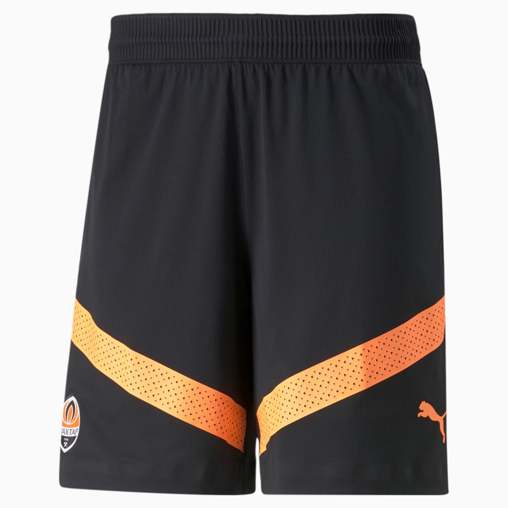Изображение Puma Шорты FC Shakhtar Donetsk Football Pro Training Shorts Men #1: Puma Black-Neon Citrus