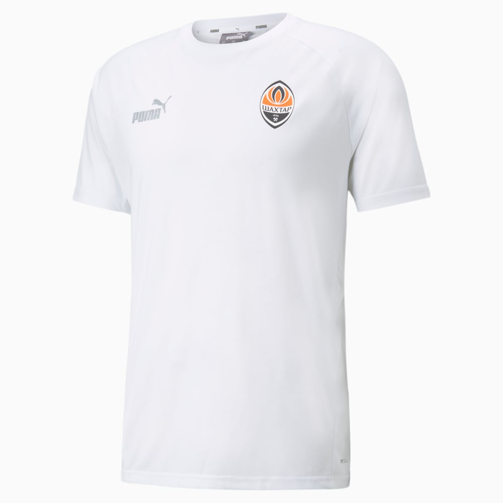 Зображення Puma Футболка FC Shakhtar Donetsk Football Casuals Tee Men #1: Puma White-Puma Black