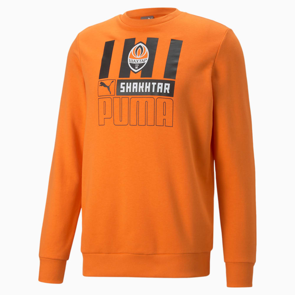 Зображення Puma Світшот FC Shakhtar Donetsk Football ftblCore Sweatshirt Men #1: GOLDEN POPPY-Puma Black