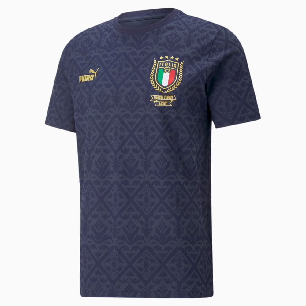 Görüntü Puma FIGC İtalya WINNER Erkek Futbol T-shirt #1