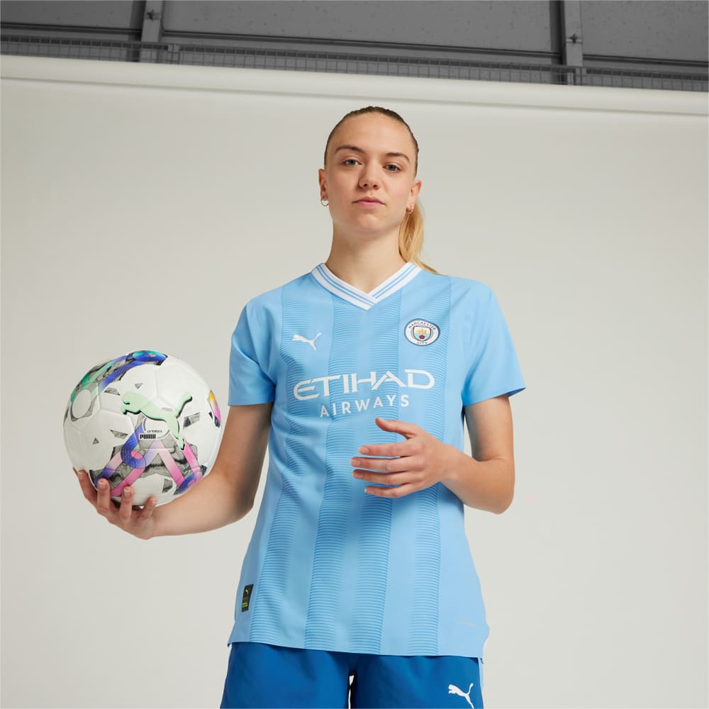 Image PUMA Camisa Manchester City 23/24 Home Jersey Feminina #1