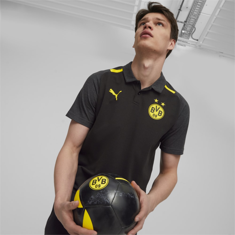 Image Puma Borussia Dortmund Casuals Football Polo Shirt Men #1