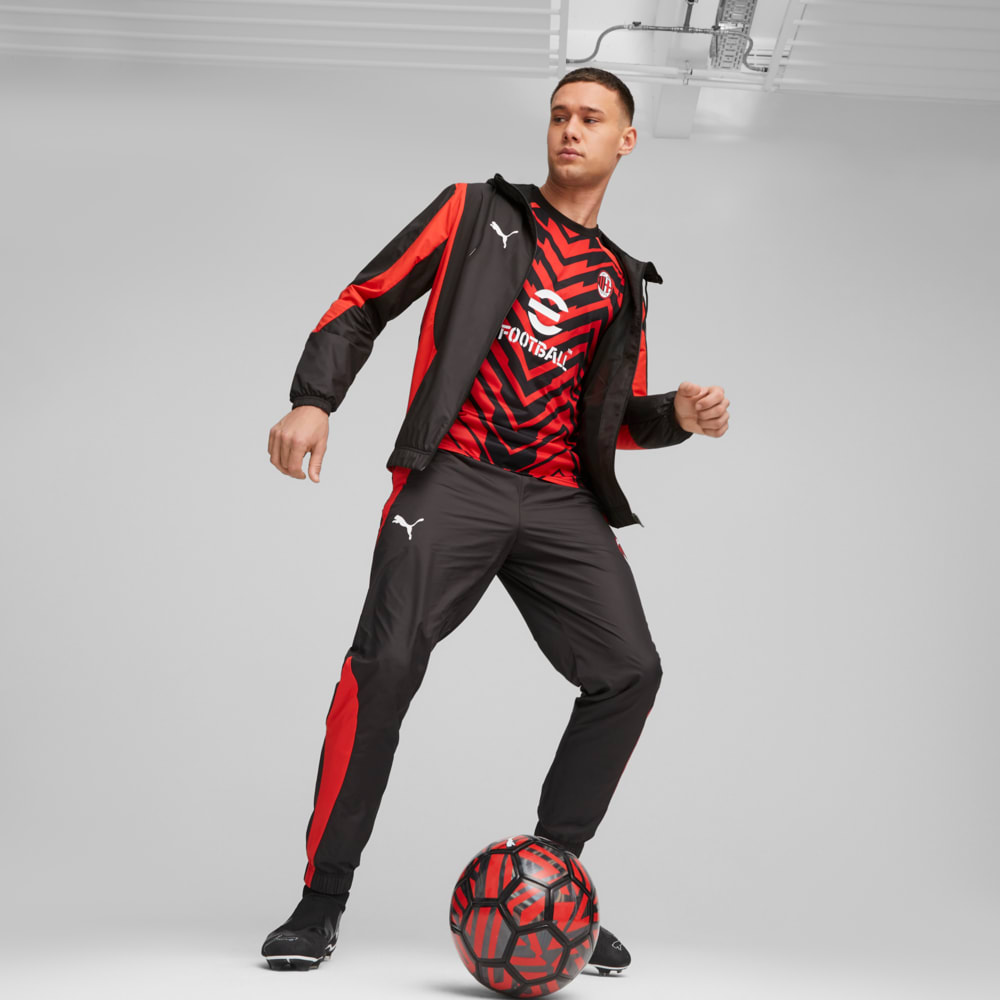 Jqueta Pr Jogo AC Milan Masculina Preto PUMA Ref 772233 04