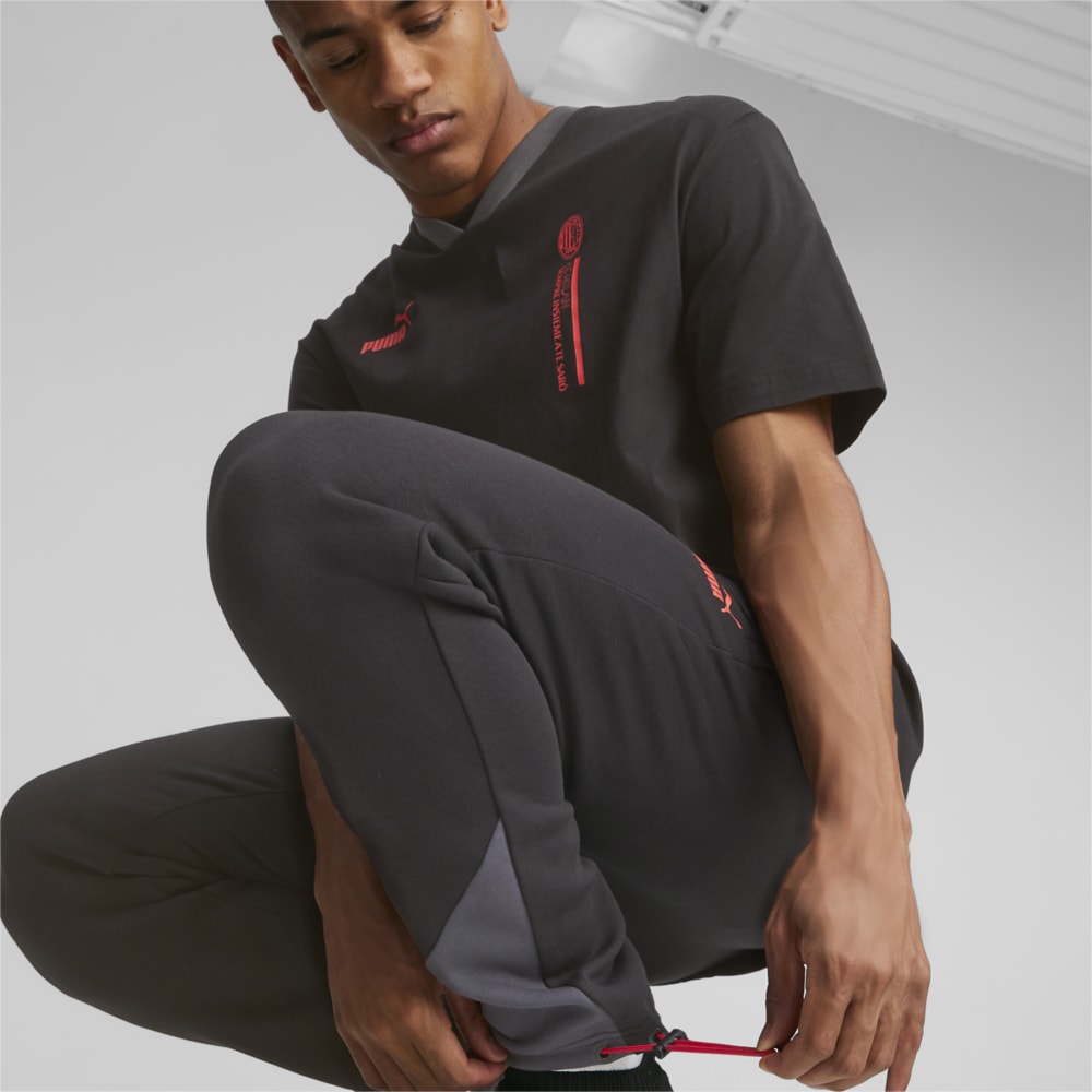 Зображення Puma Штани AC Milan FtblCulture Men’s Track Pants #2: PUMA Black-Strong Gray