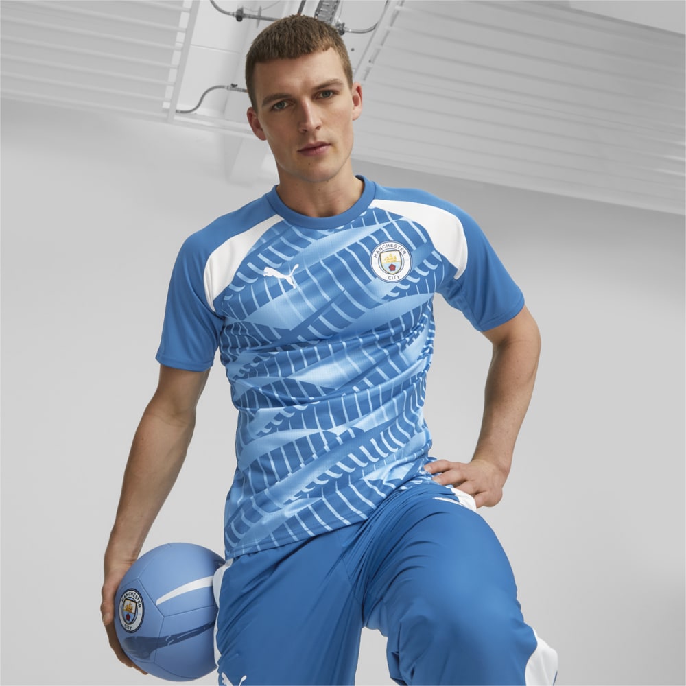 Image PUMA Camisa Pré-Jogo Manchester City Masculina #1