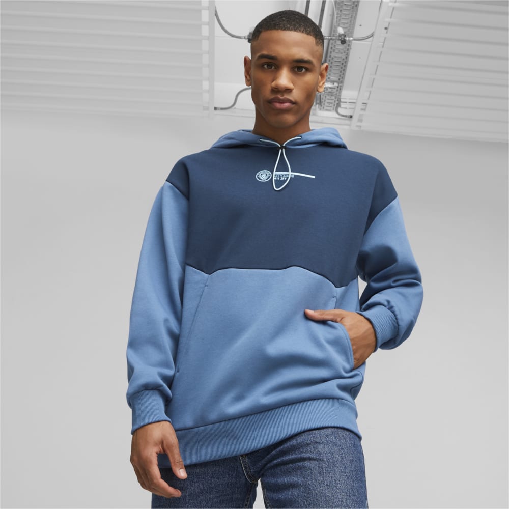 Зображення Puma Худі Manchester City FtblCulture Men’s Hoodie #1: Deep Dive-Marine Blue