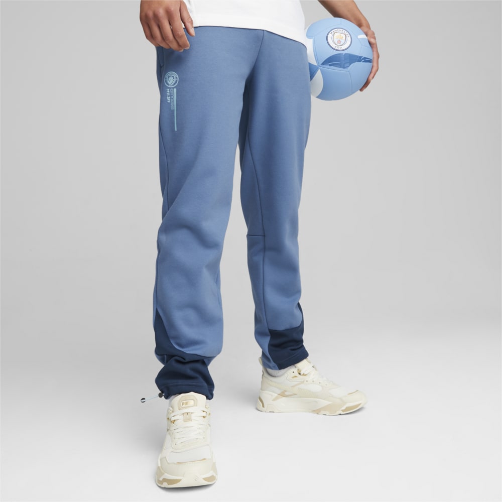 Зображення Puma Штани Manchester City FtblCulture Men’s Track Pants #1: Deep Dive-Marine Blue