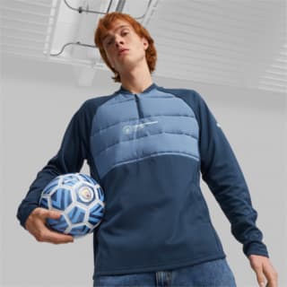 Görüntü Puma Manchester CITY FtblCulture Erkek Yarı Fermuarlı Üst