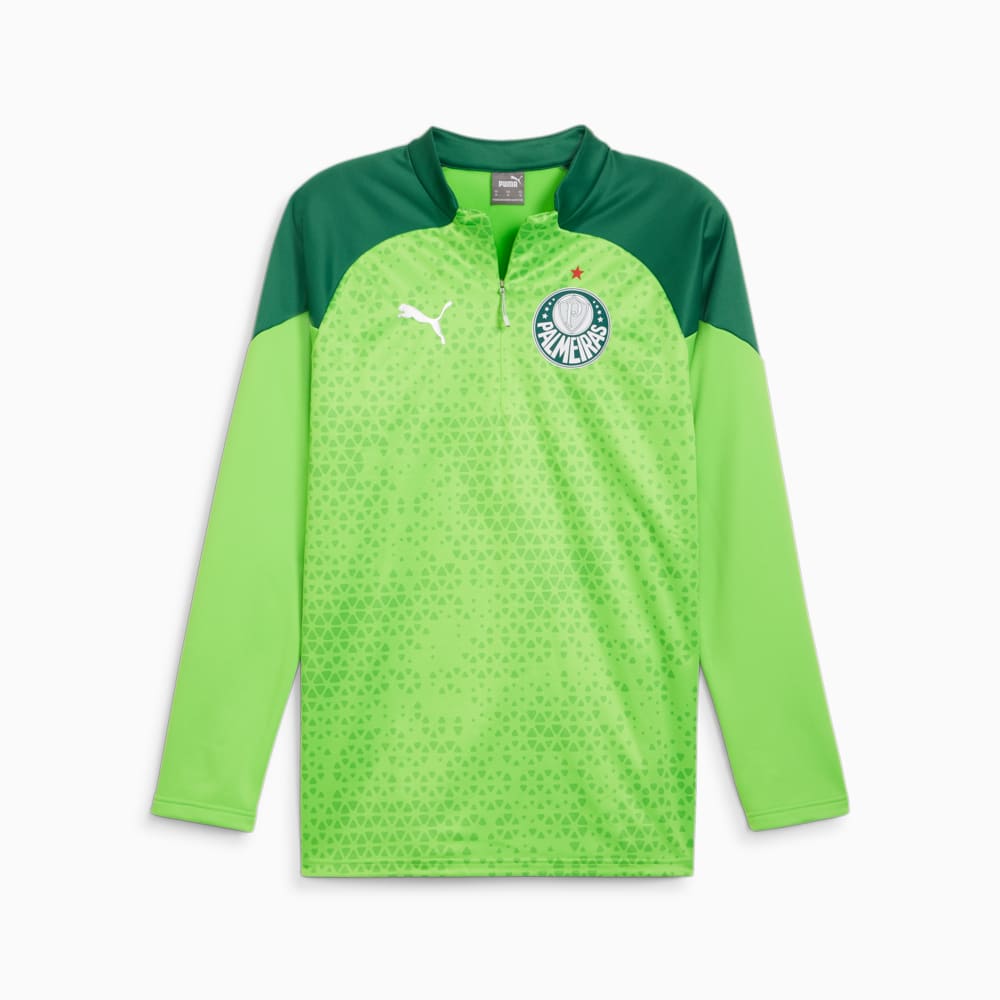 Camisa Treino Palmeiras 2024 Fleece Verde PUMA Ref 775340 02